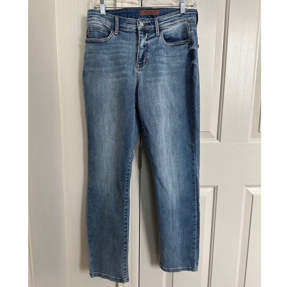 JUDY BLUE LOS ANGELES Women Size 7 28‎ Slim Fit Blue Wash Denim Jeans JB82626MD